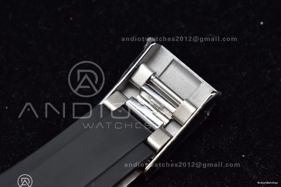 SA4130 Clean Silver Daytona 116519 Black 1:1 Best Edition Strap on Rubber Dial Elegant 904L Case SS 414 V 0331